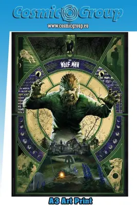 The Wolfman Official Art Print A3 Size - Figurine